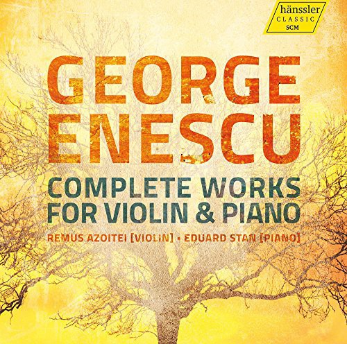 the album cover for Remus Azoitei - Comp Works for VLN & Pno