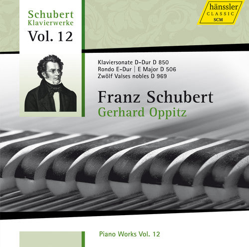 the album cover for Schubert / Gerhard Oppitz - Pno Works 12
