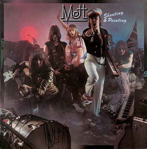 the album cover for Mott - Shouting & Pointing (Uk)