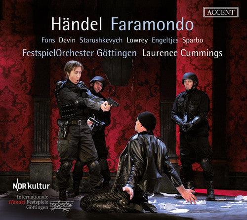 the album cover for Handel / Devin / Dziashko / Fons / Cummings - Faramondo