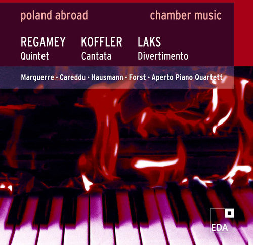 the album cover for Regamey / Koffler / Laks - Quintet for Clarinet Bassoon Violin Cello