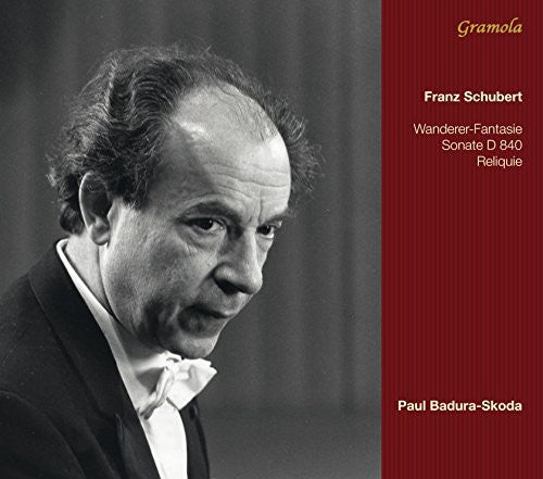 the album cover for Schubert / Badura-Skoda - Wanderer-Fantasie & Reliquie