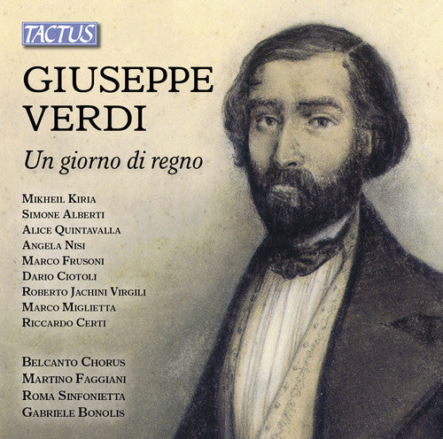 the album cover for Verdi / Faggiani / Bonolis / Belcanto Chorus - Un Giorno Di Regno