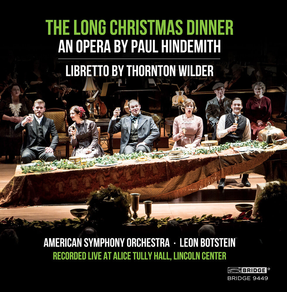 the album cover for Paul Hindemith / Zamora,Camille / Murphy,Sara - Paul Hindemith: The Long Christmas Dinner