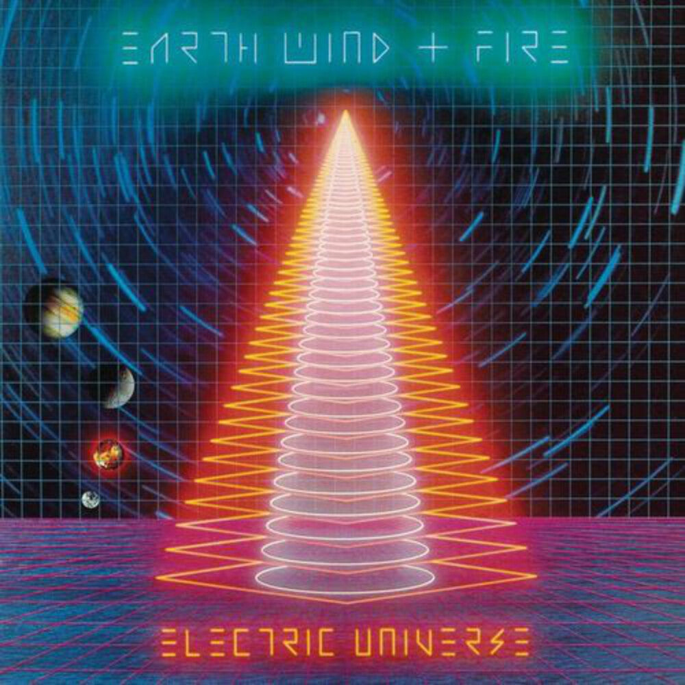 the album cover for Earth, Wind & Fire - Electric Universe