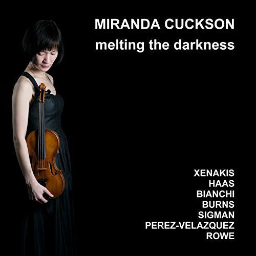 the album cover for Miranda Cuckson - Melting the Darkness