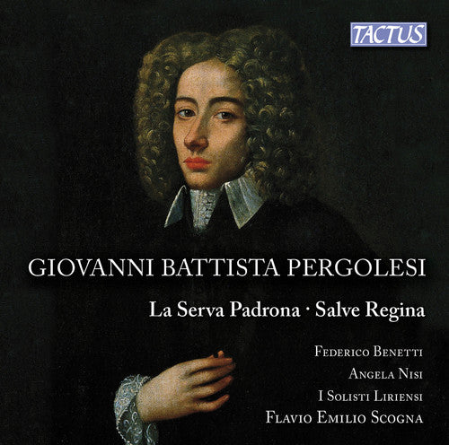 the album cover for Flavio Emilio Scogna - La Serva Padrona & Salve Regina
