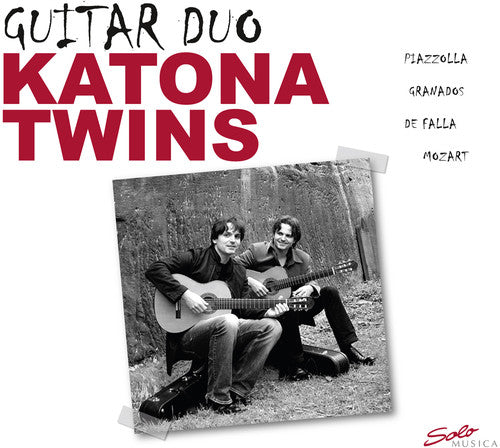 the album cover for Piazzolla / Mozart / Falla / Katona Twins - Works for Guitar Duo