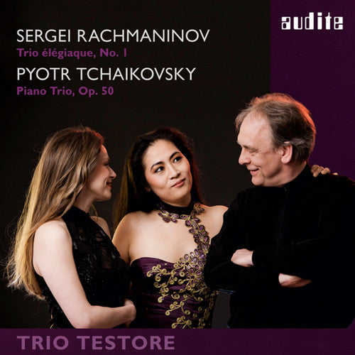 the album cover for Trio Testore - Pno Trios