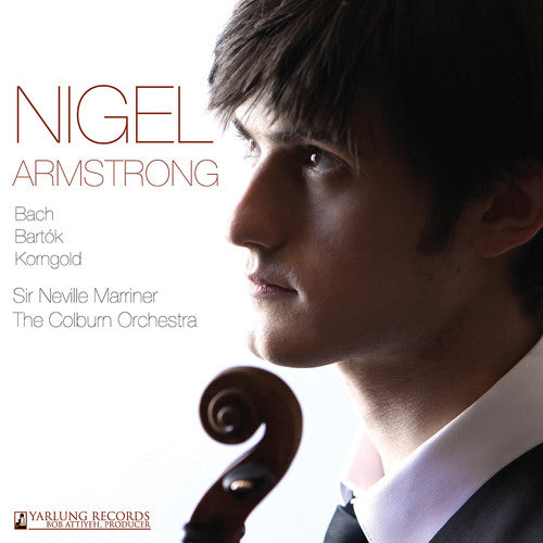 the album cover for Bartok / Bach / Korngold / Armstrong / Marriner - Works for Violin