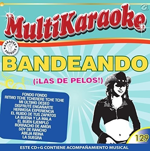 the album cover for Karaoke Bandeando B Recoditos La Arrolladora - Karaoke: Bandeando B. Recoditos la Arrolladora