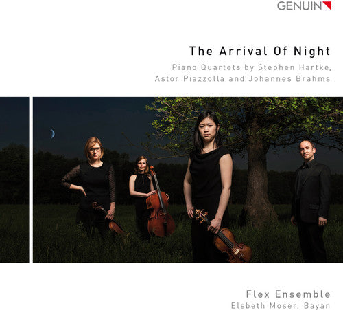 the album cover for Hartke / Piazzolla / Brahms - The Arrival of Night