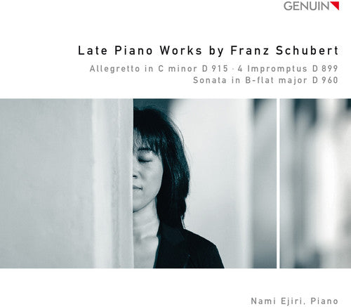 the album cover for Schubert / Ejiri - Late Pno Works