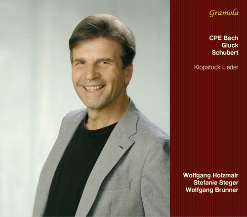 the album cover for Schubert / Gluck / Bach - Klopstock Lieder