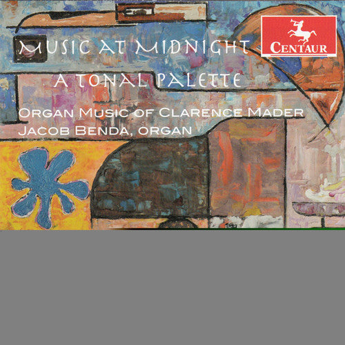 the album cover for Mader / Benda - Music at Midnight-A Tonal Palette