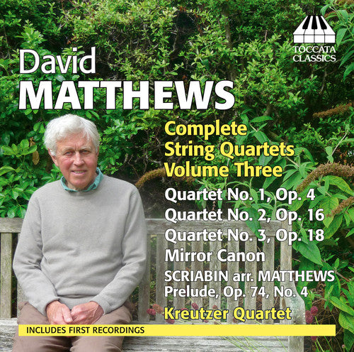 the album cover for Matthews / Kreutzer Qrt - Comp STR QRTS Vol. 3