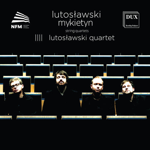 the album cover for Lutoslawski / Mykietyn - STR QRTS