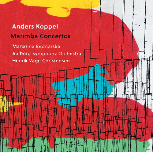 the album cover for Koppel / Bednarska / Aalborg Sym Orch - Marimba Cons