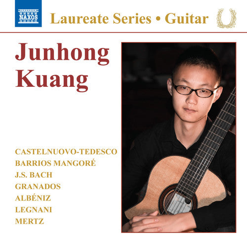 the album cover for Mangore / Bach / Granados / Mertz / Junhong - Guitar Recital