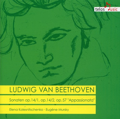 the album cover for Beethoven / Kolesnitschenko / Mursky - Pno Sons 5