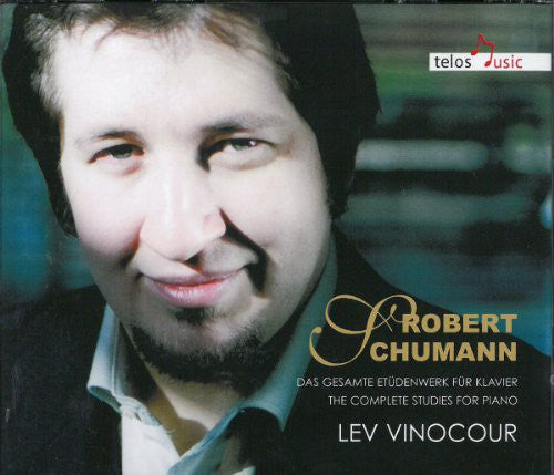 the album cover for Schumann / Vinocour - Comp Studies for Pno