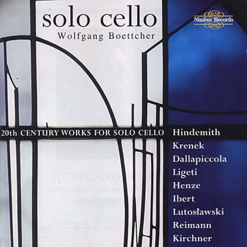 the album cover for Wofgang Boettcher - 20th Century Works for Solo Cello