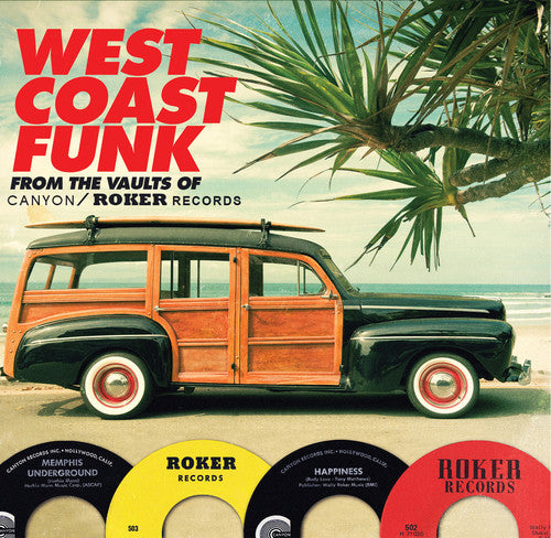 the album cover for West Coast Funk From The Vaults Of Canyon / Var - West Coast Funk from the Vaults of Canyon / Various