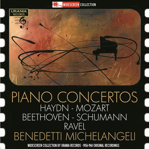 the album cover for Benedetti Michelangeli - Piano Concertos