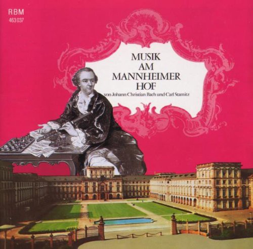 the album cover for J Bach S - Music An the Mannheim Court