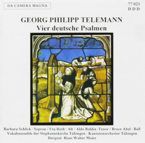 the album cover for Telemann / Schlick / Roth / Baldin / Abel - 4 German Psalms