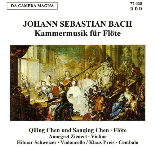 the album cover for J Bach S / Zienert / Schweizer - Flute Sons BWV 1013 1033 10