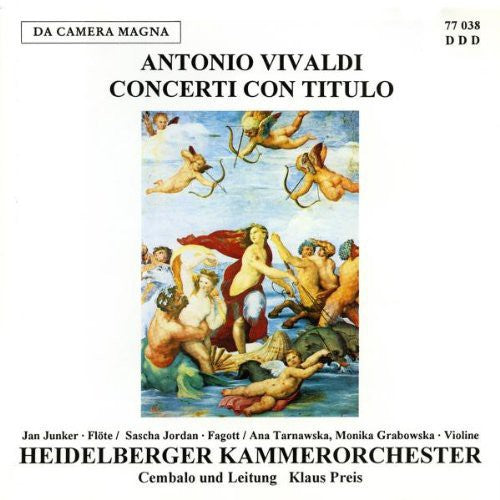 the album cover for Vivaldi / Muller / Heidelberger - Con Con Titulo