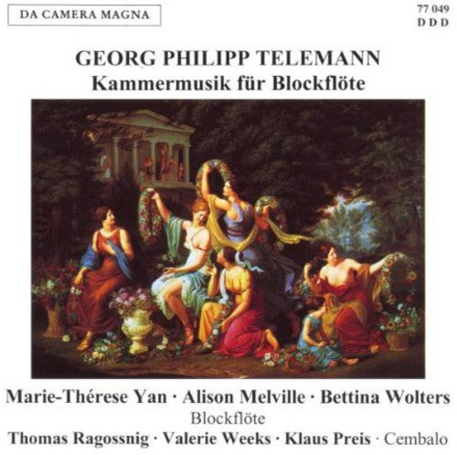 the album cover for Telemann / Wolters / Preis - Chamber Music for Flute