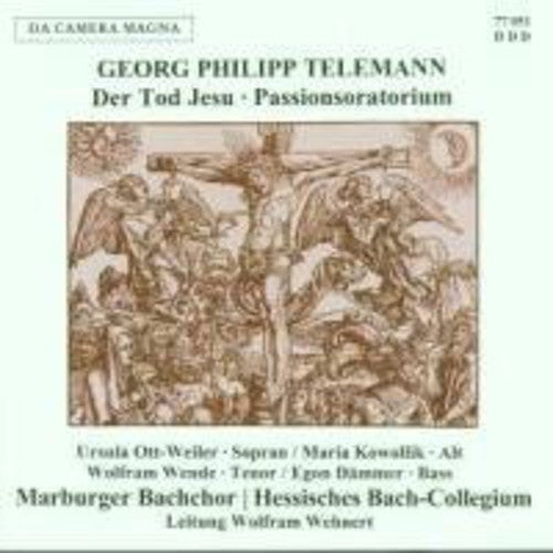 the album cover for Telemann / Ott-Weiler / Wende / Bachchor - Der Tod Jesu