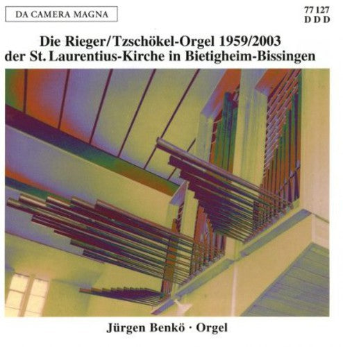 the album cover for J Bach S / Benko - Rieger Tzschokel-Organ
