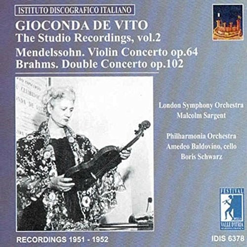 the album cover for GIOCONDA DE VITO - Studio