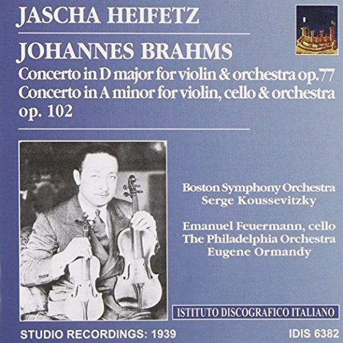 the album cover for Jascha Heifetz - Violin Con