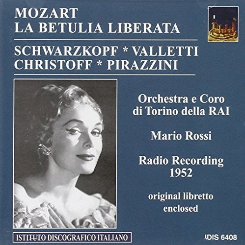 the album cover for R. ZANDONAI - Mozart, W.a.: Betulia Liberata (La) [Oratorio]