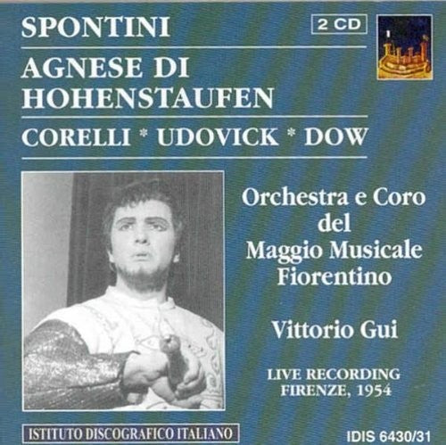 the album cover for Lucille Udovick - Spontini, G.: Agnes Von Hohenstaufen [Opera] (Udovick) (1954)