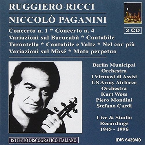the album cover for Paganini / Cardi / Ricci - 60 Variations on