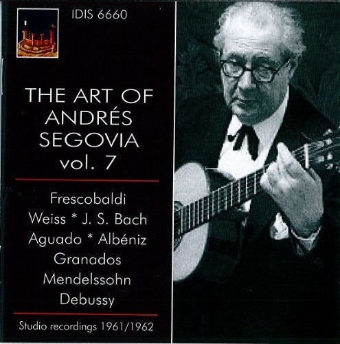 the album cover for AndrÃ©s Segovia - Art of Andres Segovia