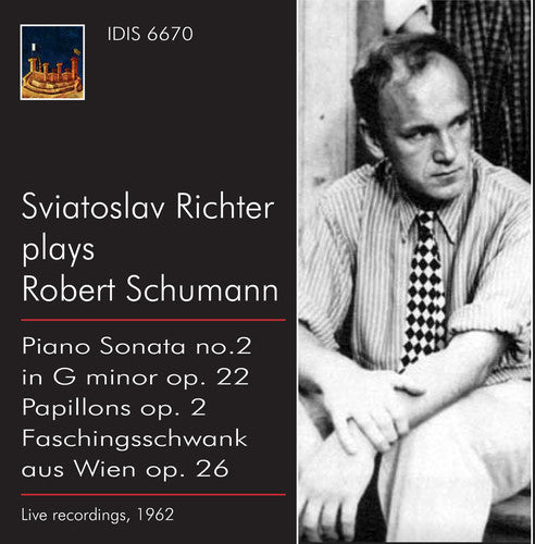 the album cover for Schumann / Richter - Sviatoslav Richter Plays Robert