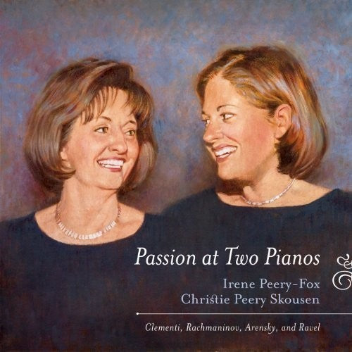 the album cover for Christie Peery Skousen - Passion at Two Pianos