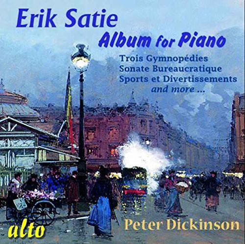 the album cover for Satie / Peter Dickinson - Album for Piano