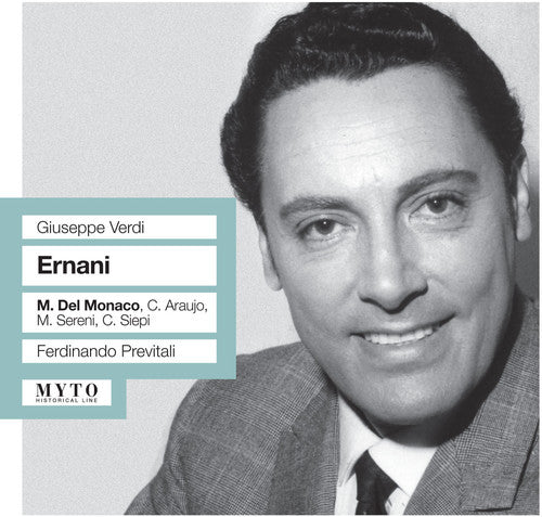 the album cover for Verdi / Del Monaco / Sereni / Siepi / Araujo - Ernani