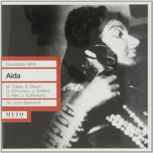 the album cover for Verdi / Callas / Langdon / Simionato / Baum / Neri - Aida