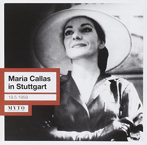 the album cover for Callas / Spontini / Verdi / Sfso / Rescigno - Maria Callas in Stuttgart