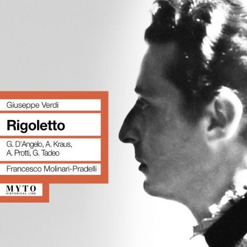 the album cover for Verdi / Kraus / Bianchi / Erede - Rigoletto: Recorded Live in Trieste 1961