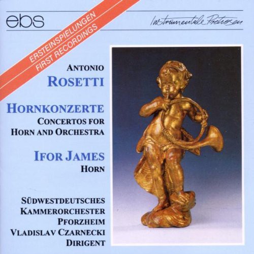 the album cover for Rosetti / Ifor James / Swg Cham Orch, Czarnecki - Concertos for Horn & Orchestra