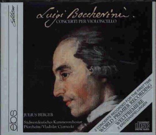 the album cover for Boccherini / Berger / Czarnecki - Complete Cello Concerti